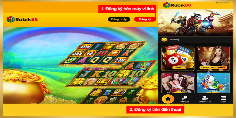 Hướng dẫn đăng ký cổng game đơn giản